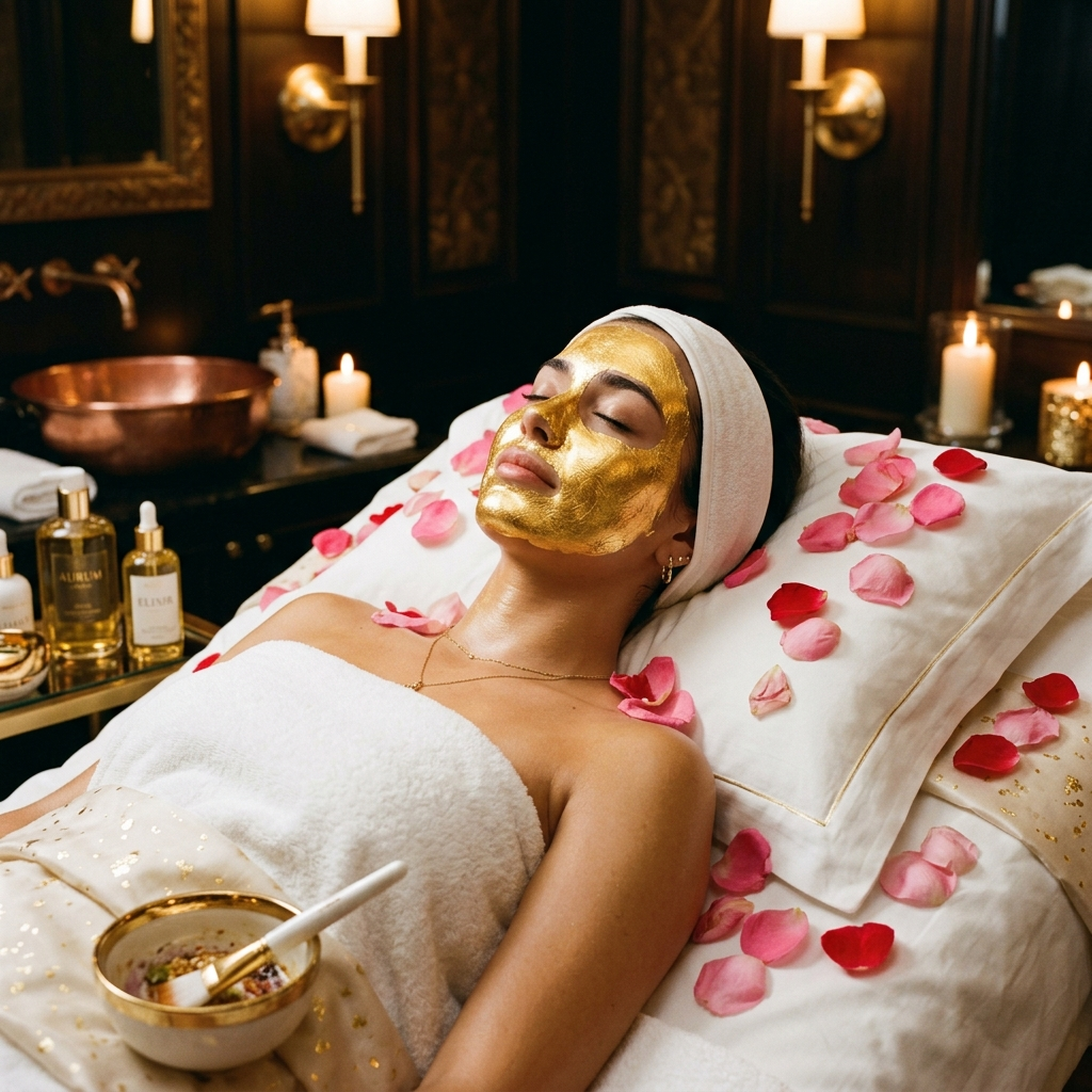 Facial Iluminador de Oro Rosado — Happy Girl