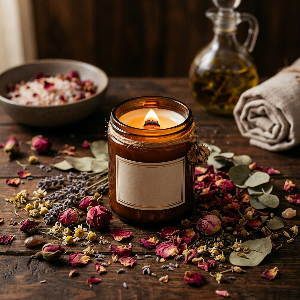 Vela de Masaje Aromática Terapéutica — Happy Girl