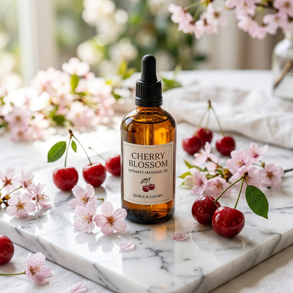 Aceite de Masaje Comestible Sabor Cereza — Happy Girl