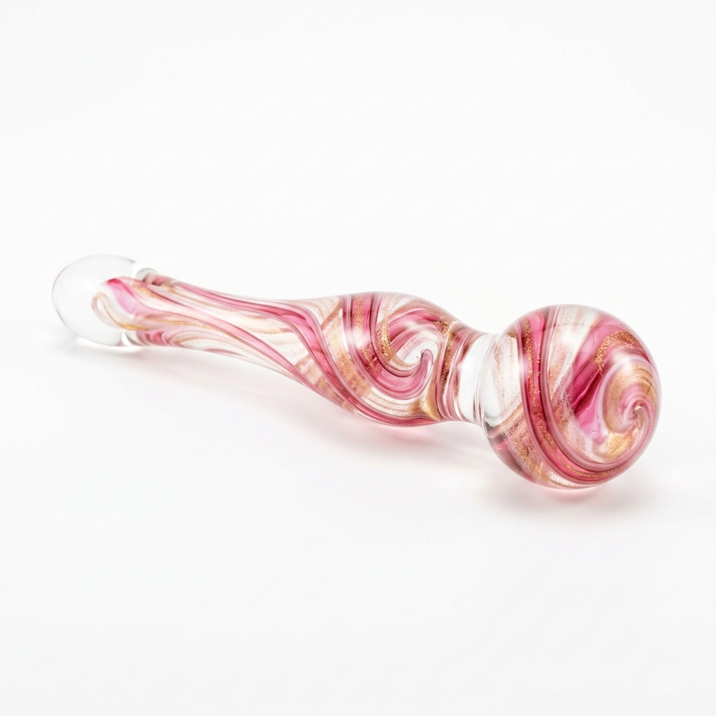 Dildo Curvo de Cristal de Murano — Happy Girl